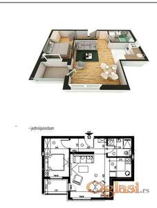 Telep! Jednoiposoban 39m2, povrat PDV-a!